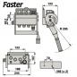 Preview: Faster Multikuppler 2PS08 4x1/2+E3 komplett