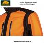 Preview: SIP Softshelljacke FUYU 2in1 orange-schwarz