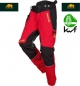 Preview: SIP W-AIR Schnittschutzhose, 1SNW rot-schwarz