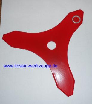 Oregon 3 Zahn Freischneidermesser Stahl 3mm x 300mm: 25,4mm und 20mm Aufnahme