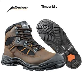 Albatros Timber Mid S3 Sicherheitsschuhe, Schnürstiefel 63.134.0