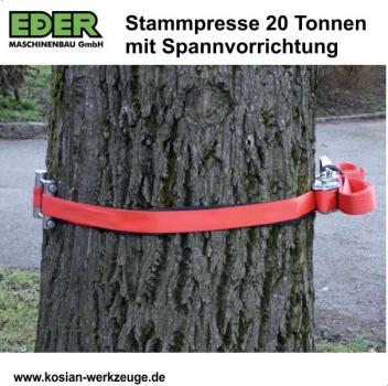 Eder Stammpresse mit Spannvorrichtung 20 Tonnen