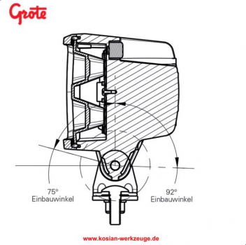 Grote LED-Arbeitsscheinwerfer Trilliant 7000 Kombinierte-Ausleuchtung