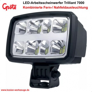 Grote LED-Arbeitsscheinwerfer Trilliant 7000 Kombinierte-Ausleuchtung