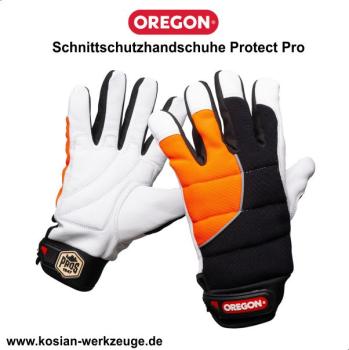 Oregon Protect Pro Schnittschutzhandschuh orange