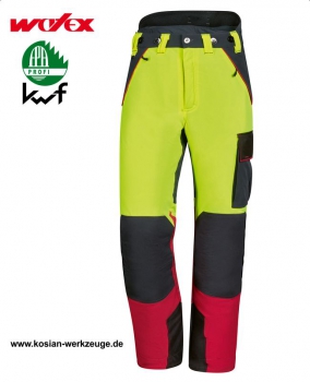 Watex Schnittschutzhose Forest Jack Red Stretch