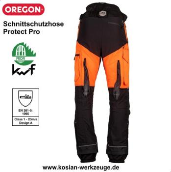 Preview: Oregon Schnittschutzhose Protect Pro orange
