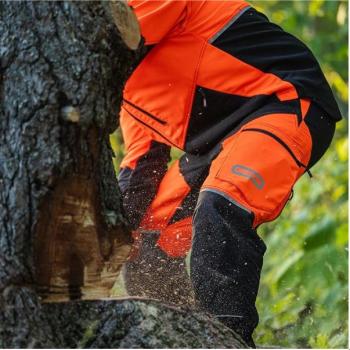 Preview: Oregon Schnittschutzhose Protect Pro orange