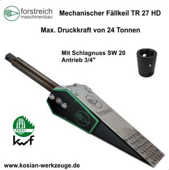 Forstreich mechanischer Fällkeil TR 27 HD mit Schlagnuss 3/4"