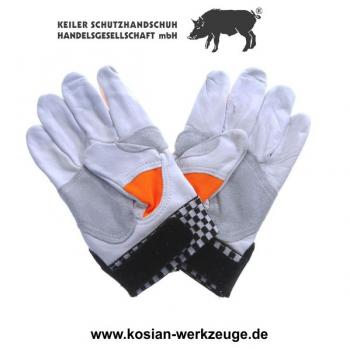 Keiler Fit orange Handschuh, Motorsägenhandschuh