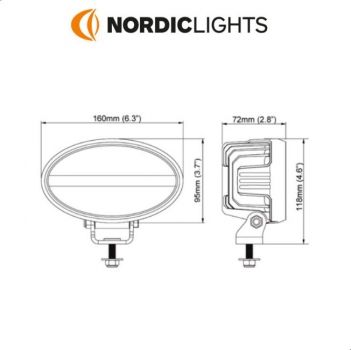 Nordic Lights Arbeitsscheinwerfer LED Antares Go 610