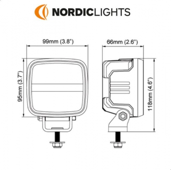 Nordic Lights Arbeitsscheinwerfer LED Scorpius Go 410