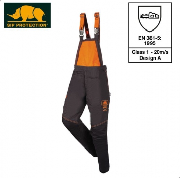 SIP Schnittschutzhose Latzhose BasePro Kl.1