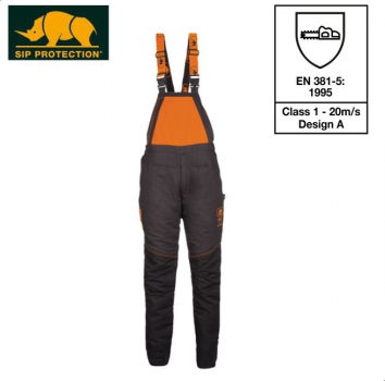 SIP Schnittschutzhose Latzhose BasePro Kl.1