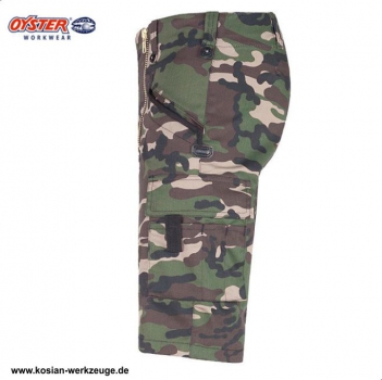 Oyster "Kaspar" Zunftbermuda Camouflage woodland