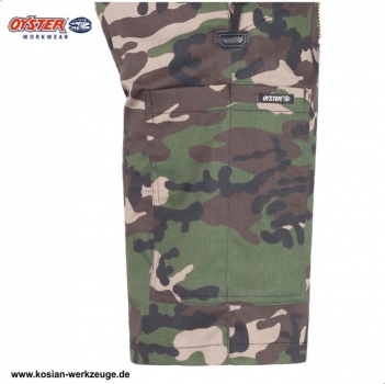 Oyster "Kaspar" Zunftbermuda Camouflage woodland