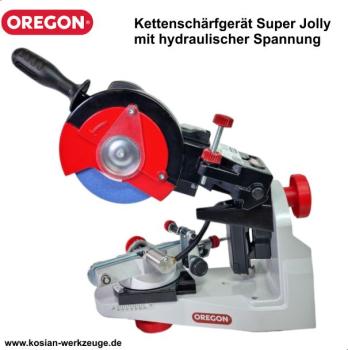 Oregon Kettenschärfgerät Super Jolly mit hydraulischer Spannung Neues Modell 2024