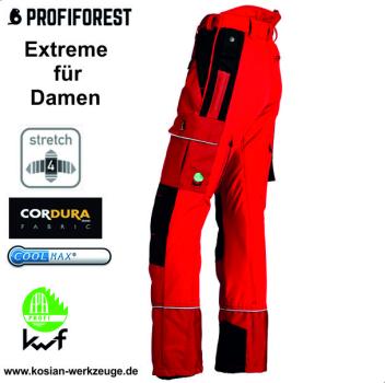 Preview: Profiforest Schnittschutzhose Extreme für Damen