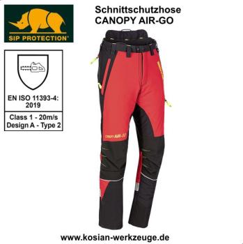 SIP Schnittschutzhose Canopy AIR-GO ideal für Baumkletterer