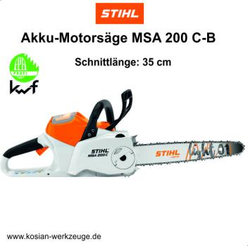 Stihl Akku-Motorsäge MSA 200 C-B 35 cm