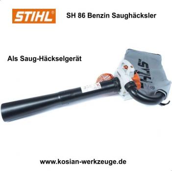 Stihl Benzin Saughäcksler SH 86