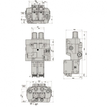 Steuerventil DLM122 LS CAN-bus  Load Sensing