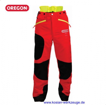 Oregon Waipoua III. Red Schnittschutzhose Bundhose