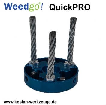 Weedgo Wildkrautbürste Quick PRO für Freischneider 130 x 25.4/20.0 mm