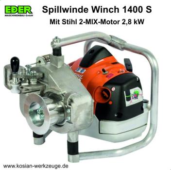 Eder Spillwinde 1400 S mit Stihl Motor