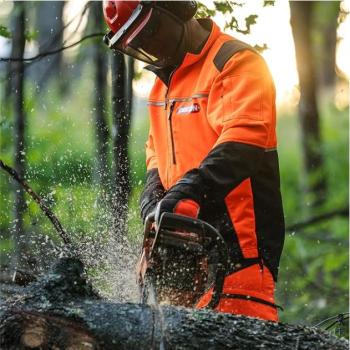 Oregon Forstjacke Protect Pro orange/schwarz