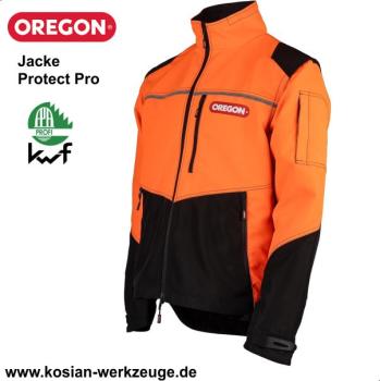 Oregon Forstjacke Protect Pro orange/schwarz