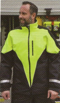 HF Softshell-Jacke Neo Light, Forstjacke, Feuerwehrjacke dunkelblau