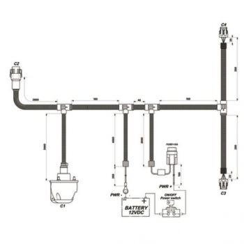 Kabelsatz KDC05 zu SDM122/DLM122 CAN-bus Ventil