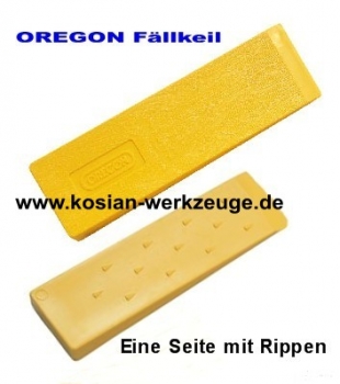 OREGON Kunststoffkeil Forst Fällkeil 140 mm länge, Forstkeil