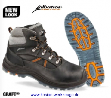 Albatros Craft HD S3 Sicherheitsschuhe Function Mid, Schnürstiefel 63.165.0