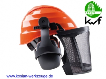 Gesichtsschutz Kopfschutz Helm für  Motorsägen/Forst 