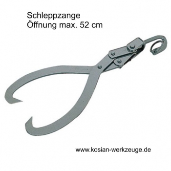 Schleppzange mit Öffnung max. 52 cm