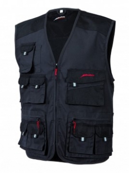 ALBATROS Allround Weste Arbeitsweste Berufsweste Herren Workwear Handytasche 