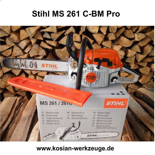 Stihl Motorsäge MS 261 C-BM 40 cm Schnittlänge