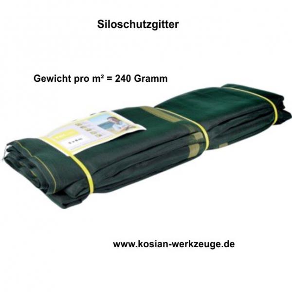 Siloschutzgitter grün 5 x 8 m, 240 Gramm pro qm Zilltec 240