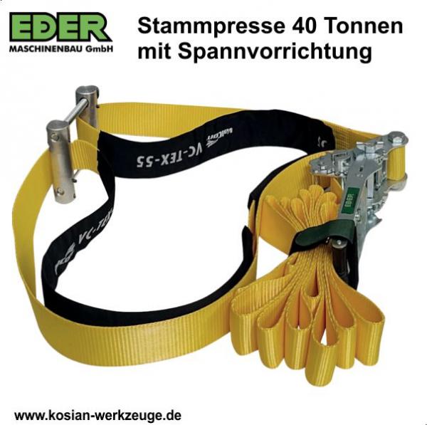 Eder Stammpresse mit Spannvorrichtung 40 Tonnen