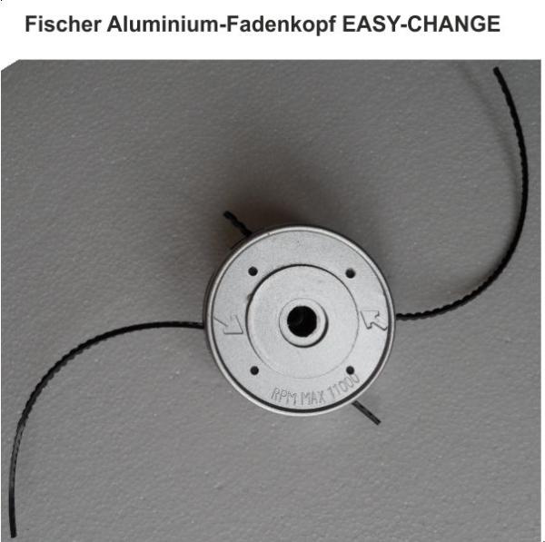 Fischer 2-Faden Aluminium-Fadenkopf EASY-CHANGE wie Oregon Jet-Fit