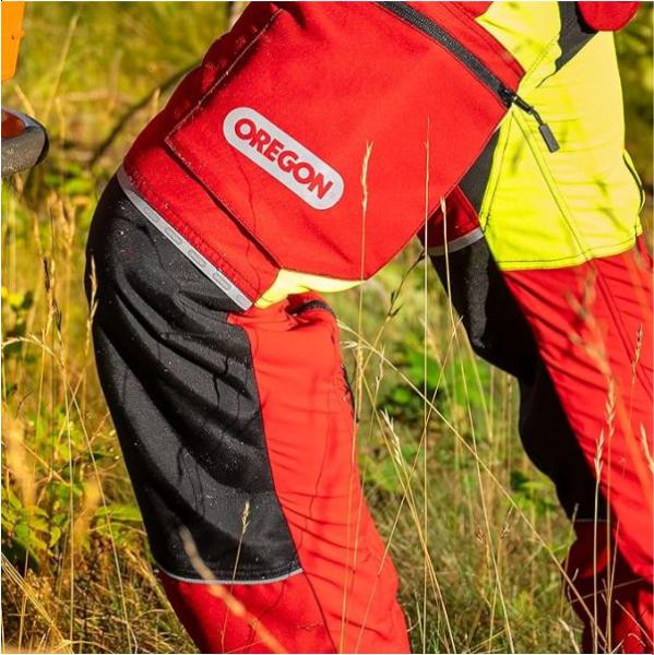Oregon Schnittschutzhose Protect Pro rot