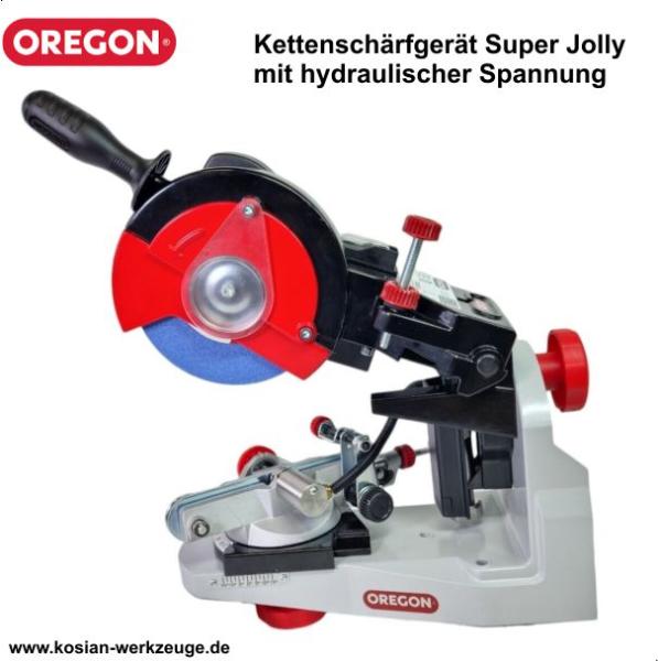 Oregon Kettenschärfgerät Super Jolly mit hydraulischer Spannung Neues Modell 2024