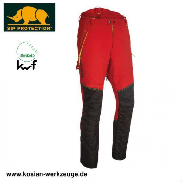 SIP Schnittschutzhose ReFlex rot