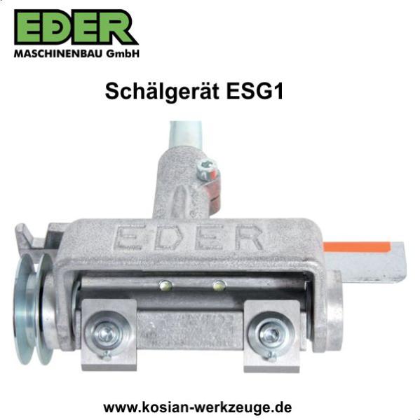 Eder Kopf-Schälgerät für Keilriemenantrieb ESG1