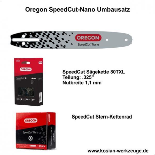 Oregon SpeedCut-Nano Umbausatz 25cm für Stihl MS192, MS192T, MS193, MS193T, MS200, MS200T, MS201, MS201T