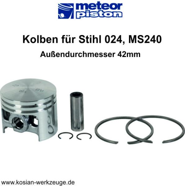 Meteor Kolben für Stihl 024, MS240