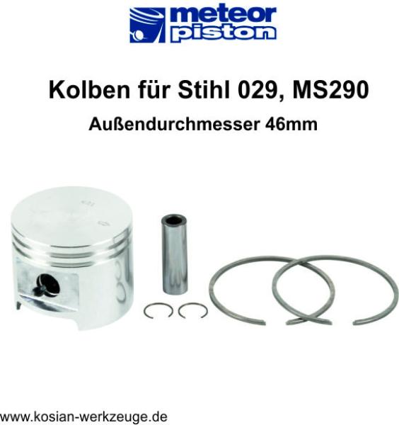 Meteor Kolben für Stihl 029, MS290
