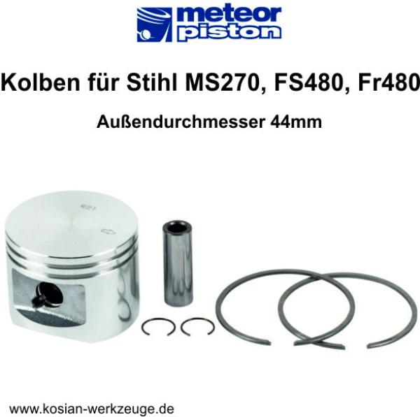 Meteor Kolben für Stihl MS270, FS480, FR480